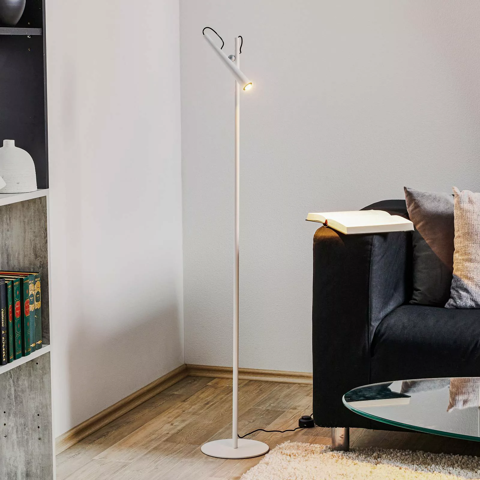 Foscarini Magneto LED-Stehleuchte, weiß günstig online kaufen