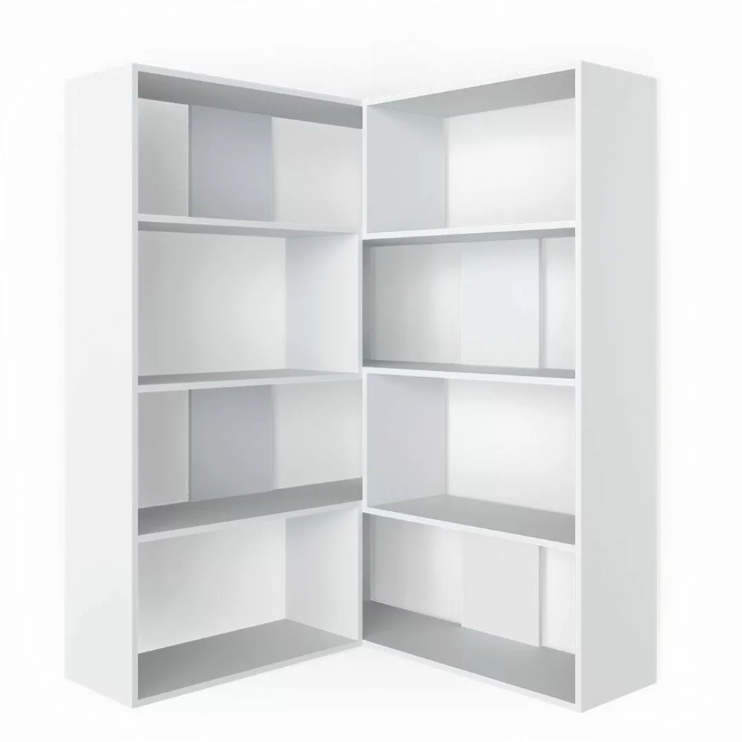 Vicco Eckregal Laine, Weiß, 170 x günstig online kaufen