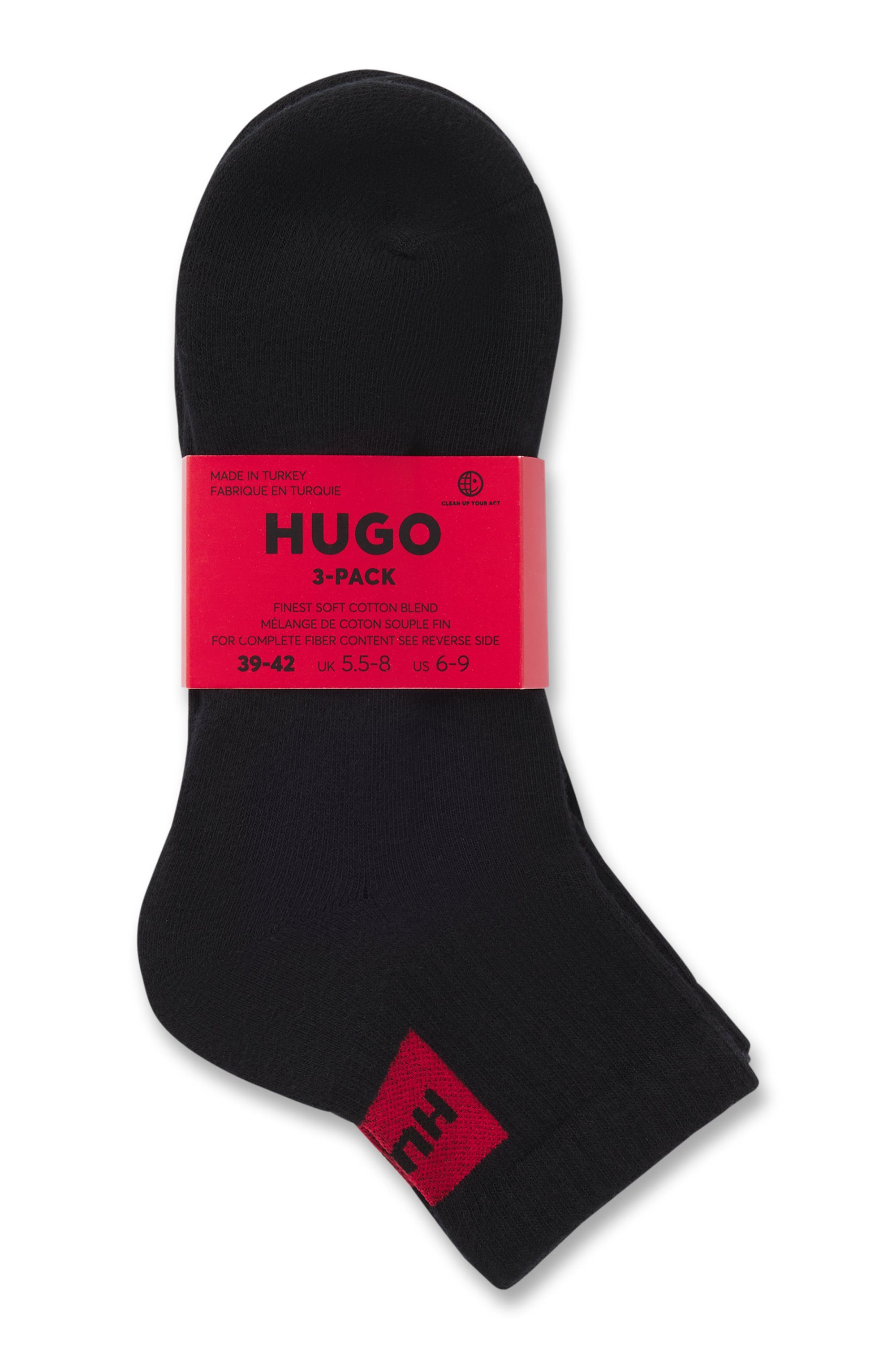 HUGO Freizeitsocken (Packung, 3-Paar, 3er) mit günstig online kaufen
