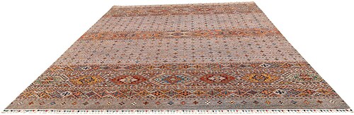 morgenland Wollteppich »Kazak Durchgemustert 364 x 276 cm«, rechteckig, Uni günstig online kaufen