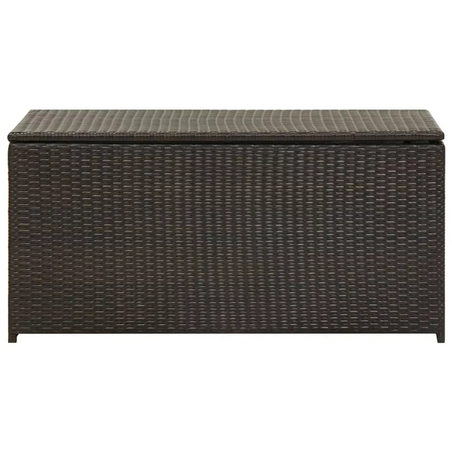 Gartenbox Poly Rattan 100x50x50 Cm Braun günstig online kaufen