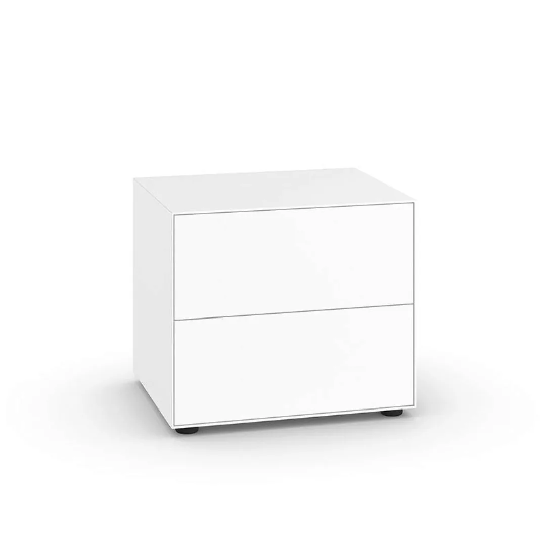 Piure - Nex Pur Box Nachttisch 60x50x48cm - weiß RAL 9016/MDF matt lackiert günstig online kaufen