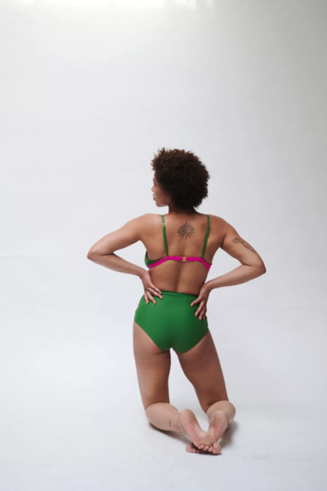 Triangel-bikini Top Mit Raffiniertem Patchwork Design Top No.4 günstig online kaufen