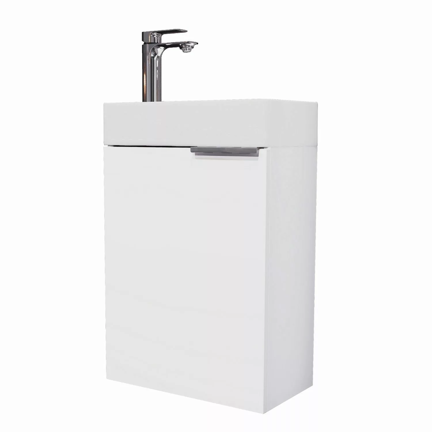 Planetmöbel Waschtisch Waschbeckenunterschrank 40cm weiß (2er günstig online kaufen