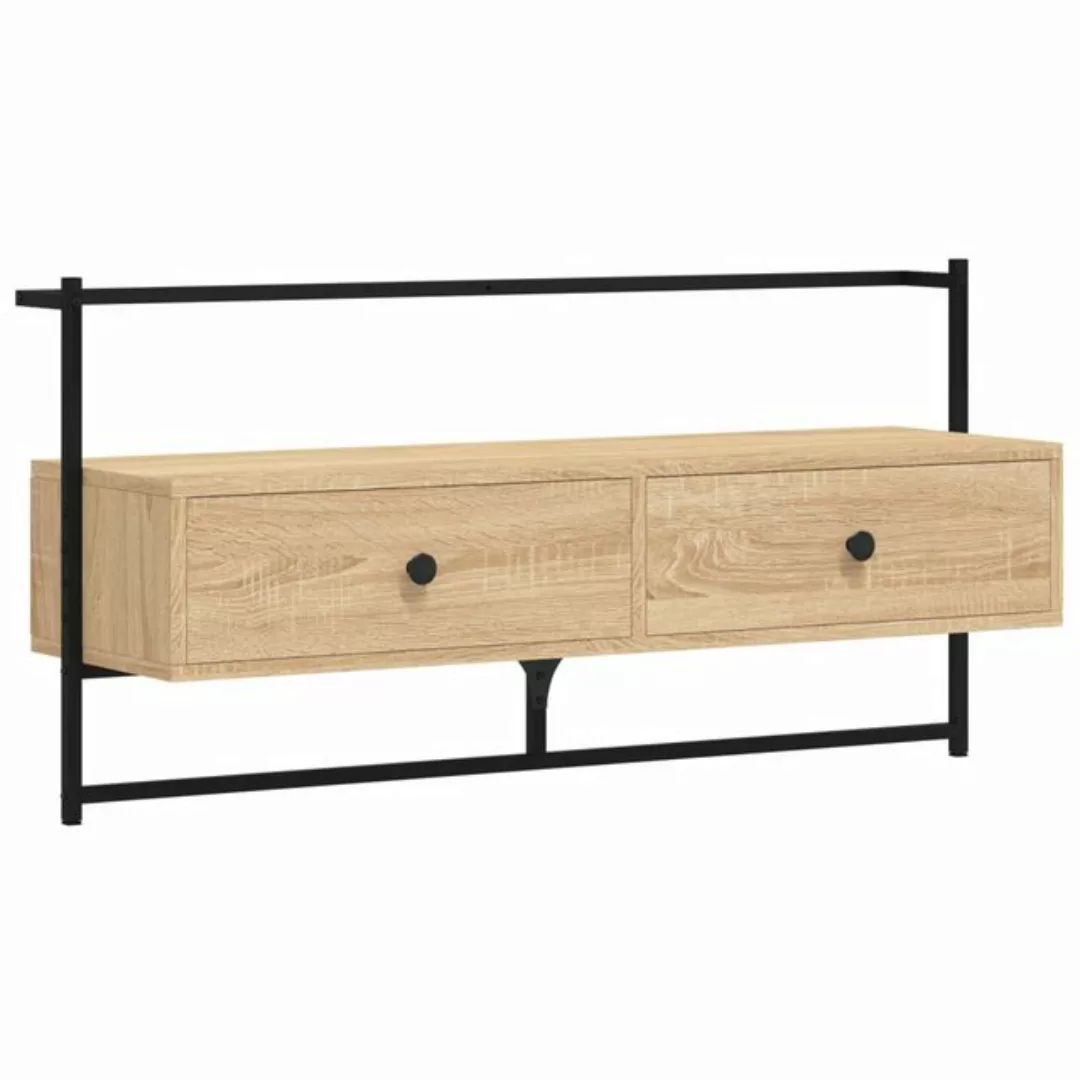 vidaXL TV-Schrank TV-Wandschrank Sonoma Eiche 100,5x30x51 cm Spanplatte TV- günstig online kaufen