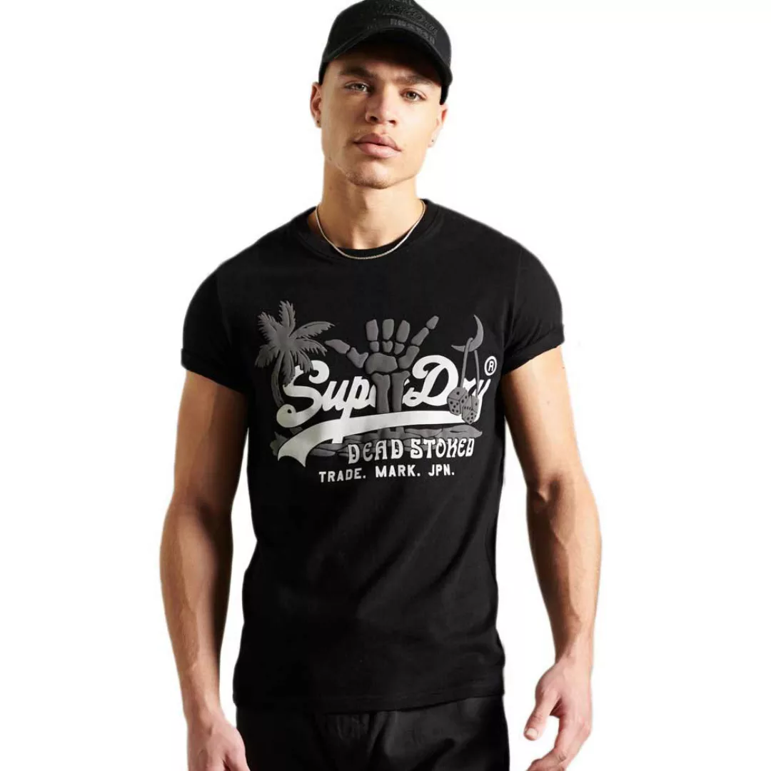 Superdry Vintage Logo Itago 220 Kurzarm T-shirt XS Black günstig online kaufen