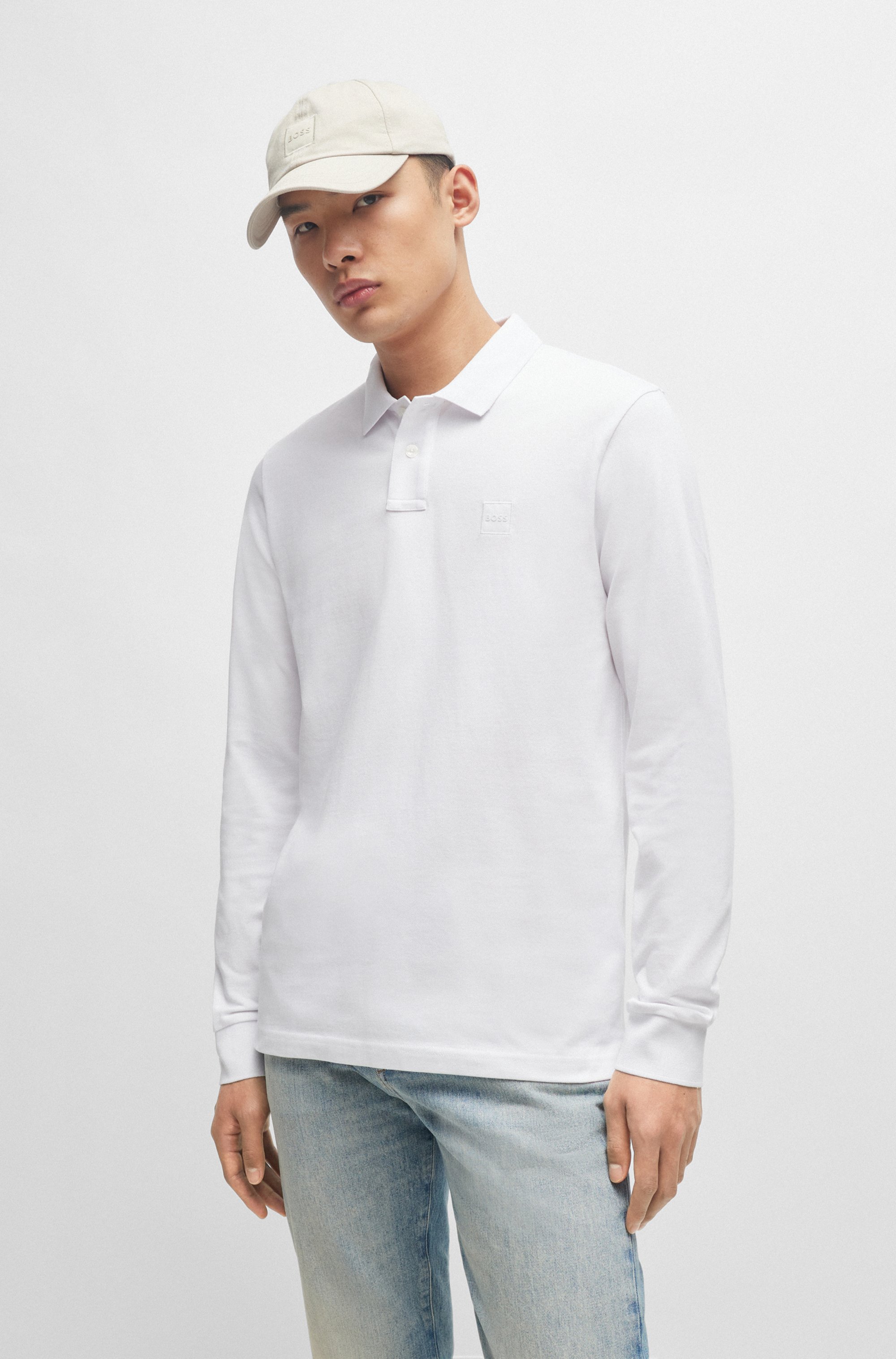 BOSS ORANGE Poloshirt "Passerby", mit BOSS-Logobadge günstig online kaufen