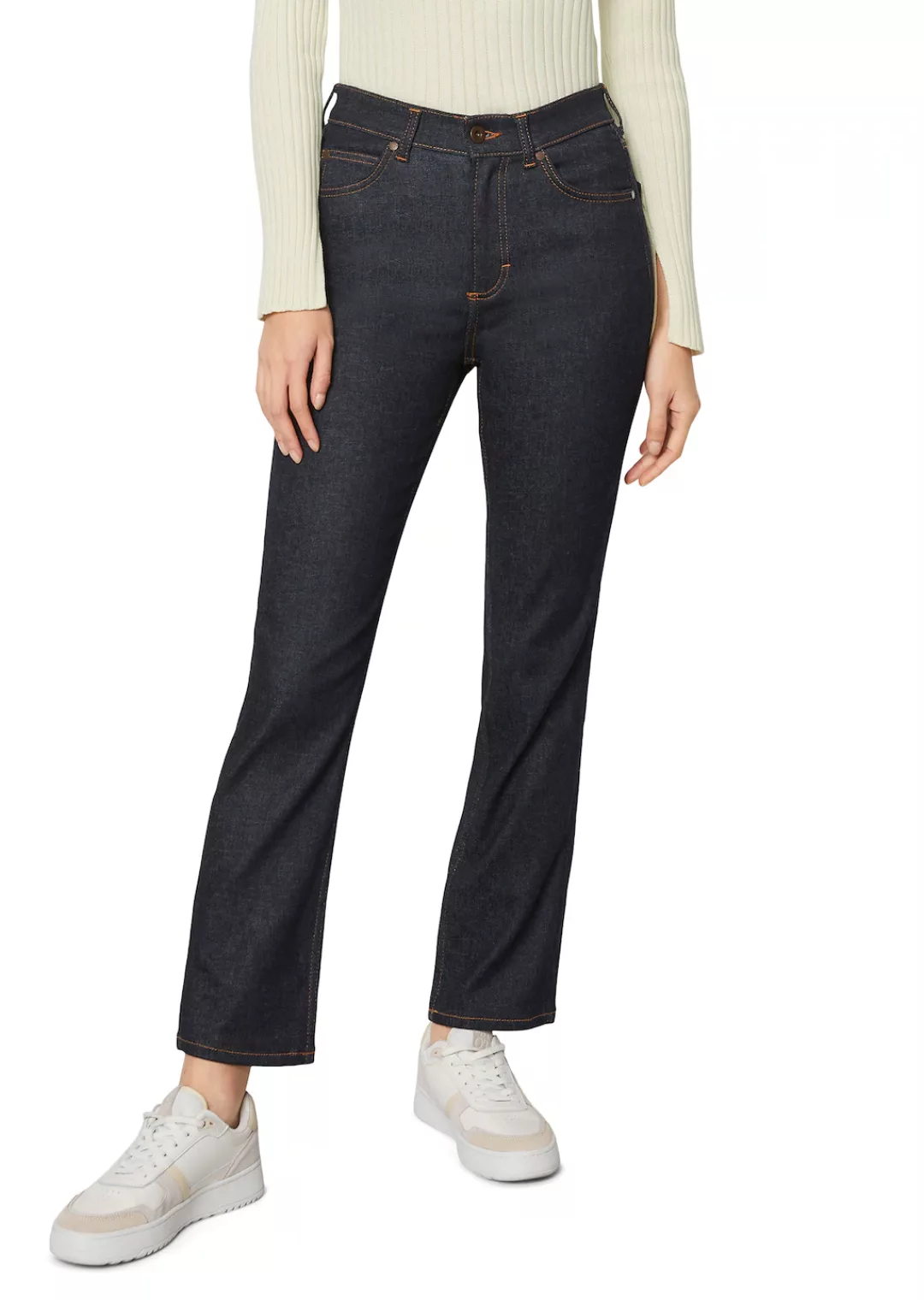 Marc OPolo 5-Pocket-Jeans "mit hoher Taille und cropped Leg" günstig online kaufen