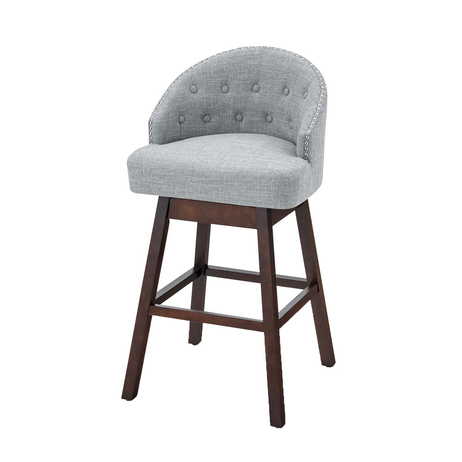 KOMFOTTEU Barhocker Bistrohocker (2er Set), 360° günstig online kaufen