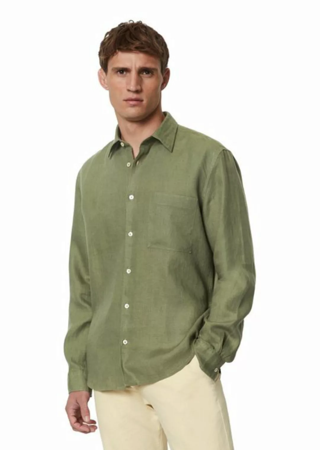 Marc O'Polo Leinenhemd im klassisch cleanen Look günstig online kaufen