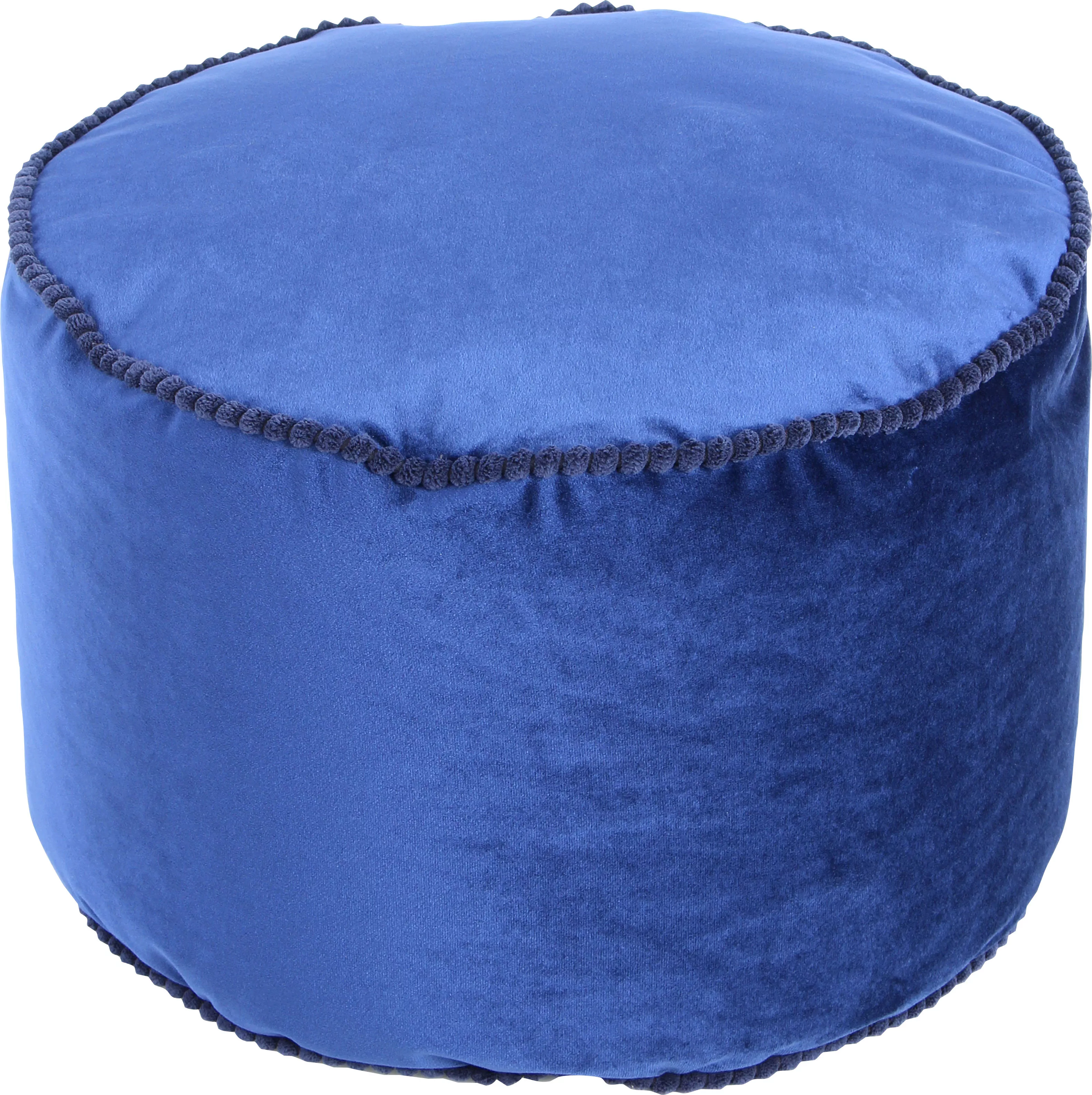 Kayoom Stauraumhocker "Pouf Taj Mahal 125, trendige samtige Oberfläche", (1 günstig online kaufen