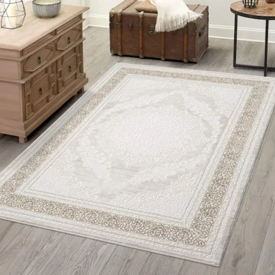 Carpet City Teppich »ANTIK209«, rechteckig, Kurzflor, 3D-Optik, Klassisch-M günstig online kaufen