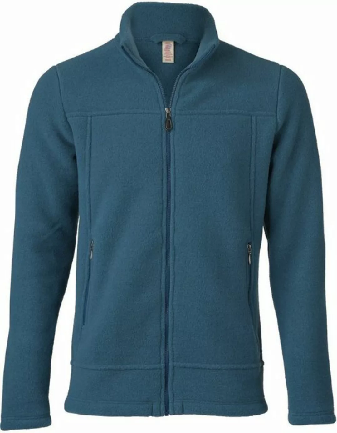 Herren Fleece-jacke Mit Kapuze Bio-schurwolle günstig online kaufen