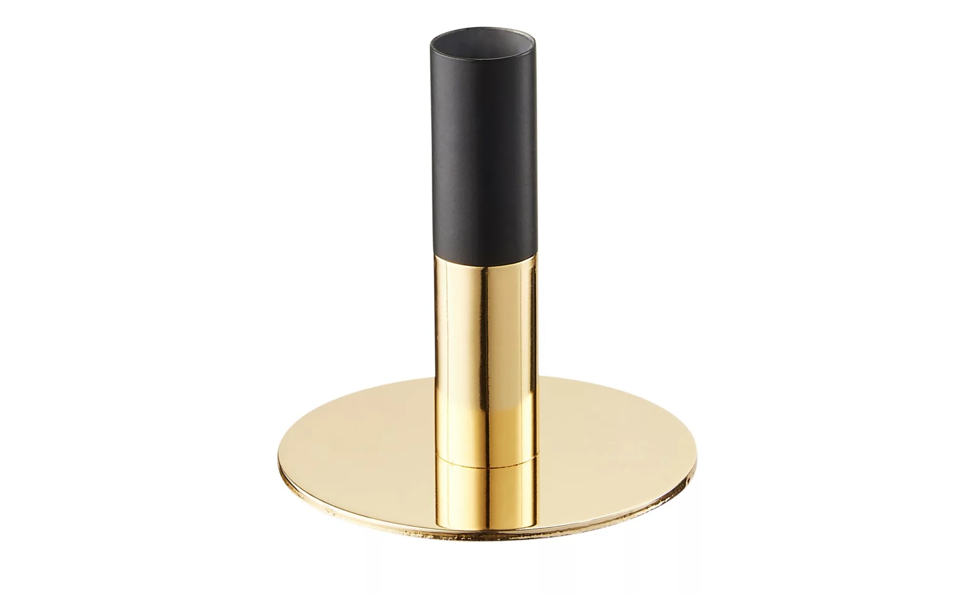 Kerzenhalter - gold - Metall - 16,5 cm - Dekoration > Kerzen & Lichter > Ke günstig online kaufen