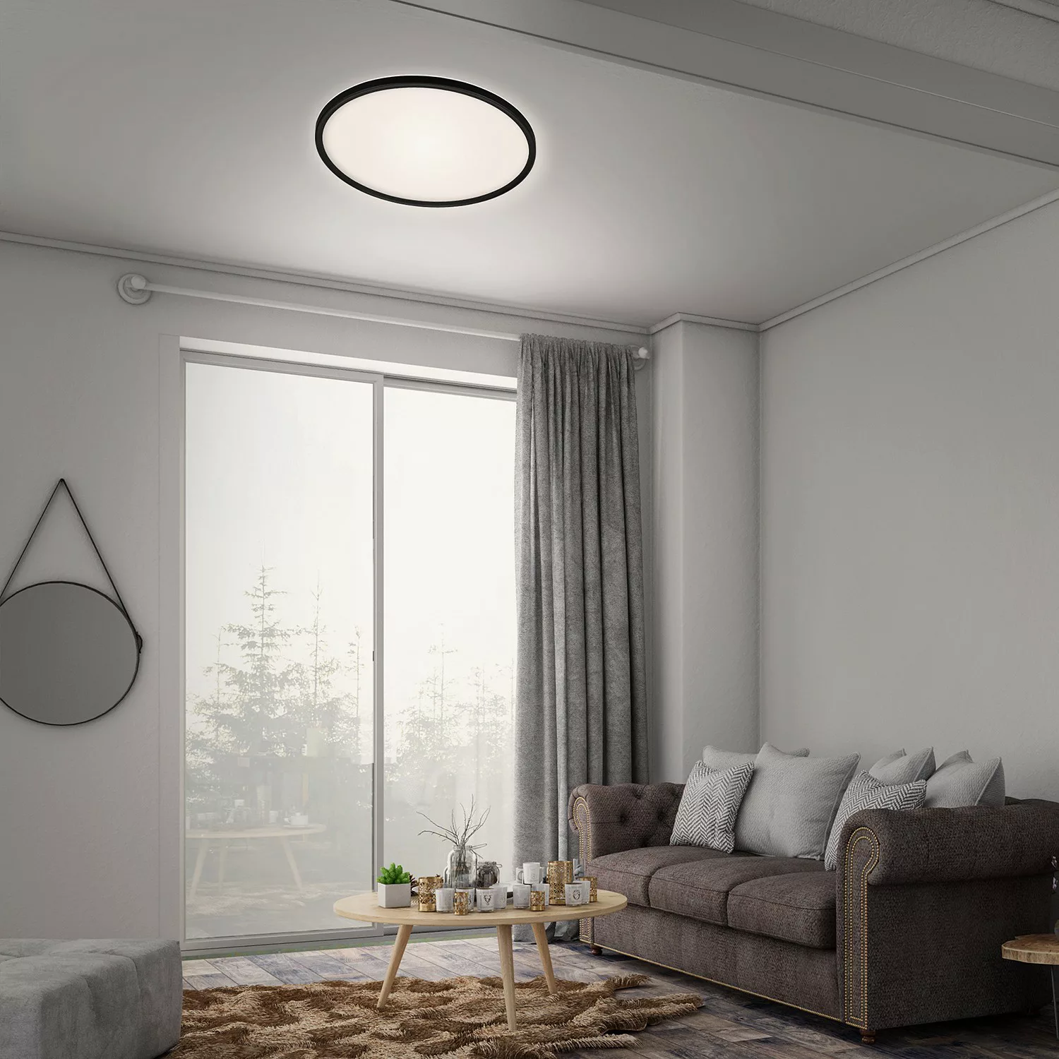 home24 LED-Deckenleuchte Slim III günstig online kaufen