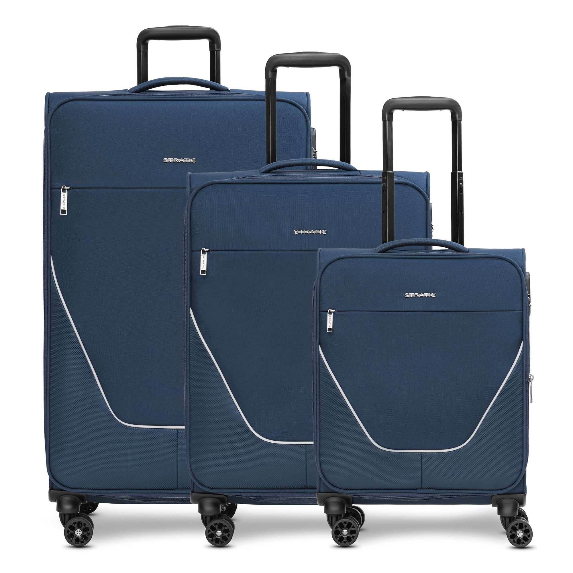 Stratic Trolleyset taska, 4 Rollen, (3-teilig, günstig online kaufen