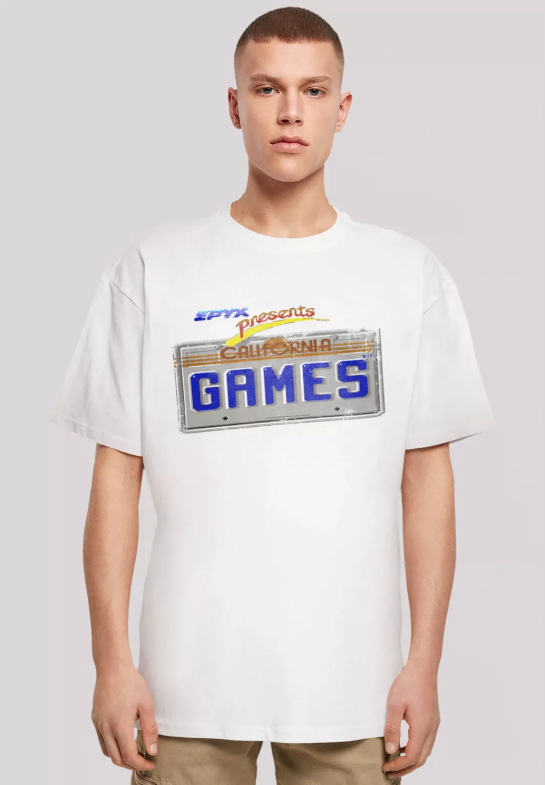 F4NT4STIC T-Shirt "California Games Plate", Print günstig online kaufen