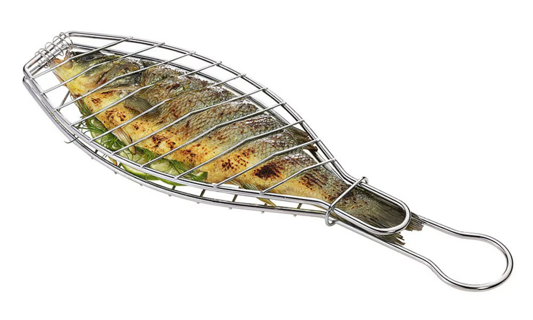 Küchenprofi Fischgrillzange EASY Edelstahl günstig online kaufen