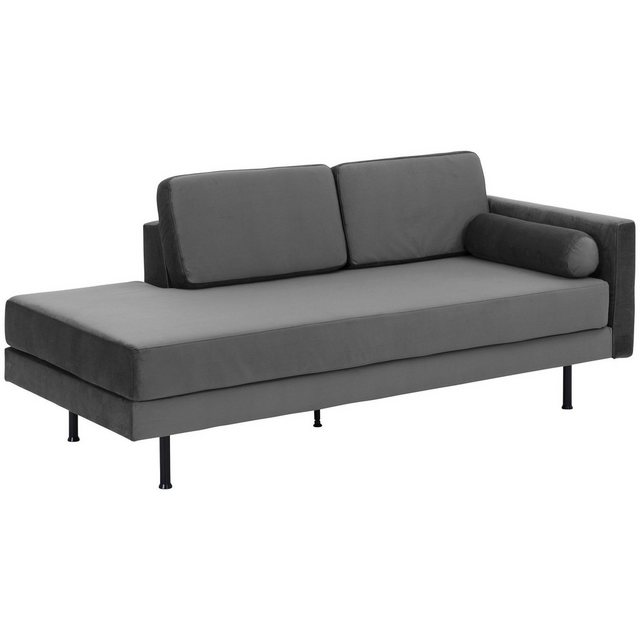 58 aufm Kessel Sofa Armlehne rechts Kaija Bezug Samtvelours Metall schwarz günstig online kaufen