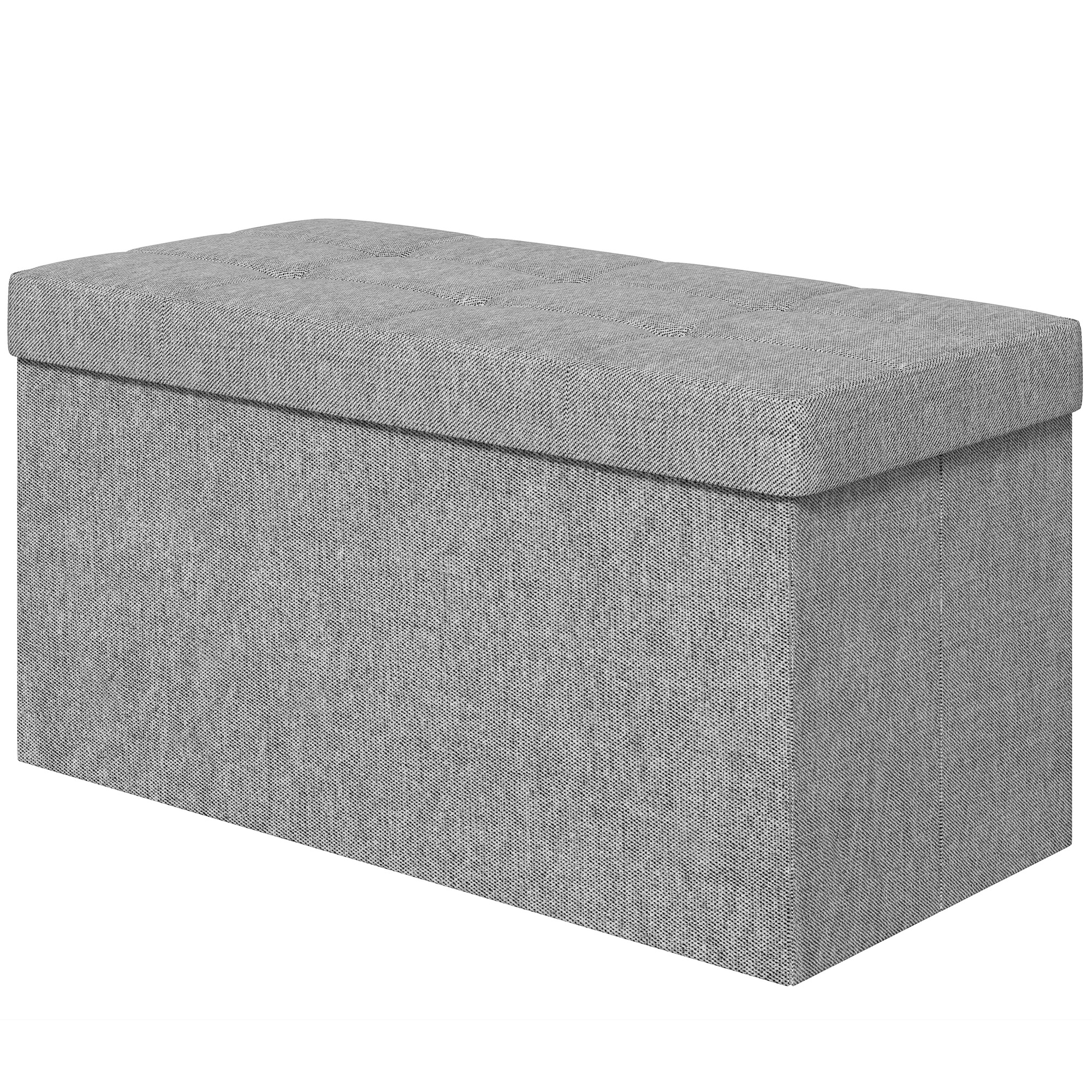 HOMCOM Aufbewahrungsbank, Aufbewahrungshocker, 76 x 38 x 38 cm, 84L, faltba günstig online kaufen