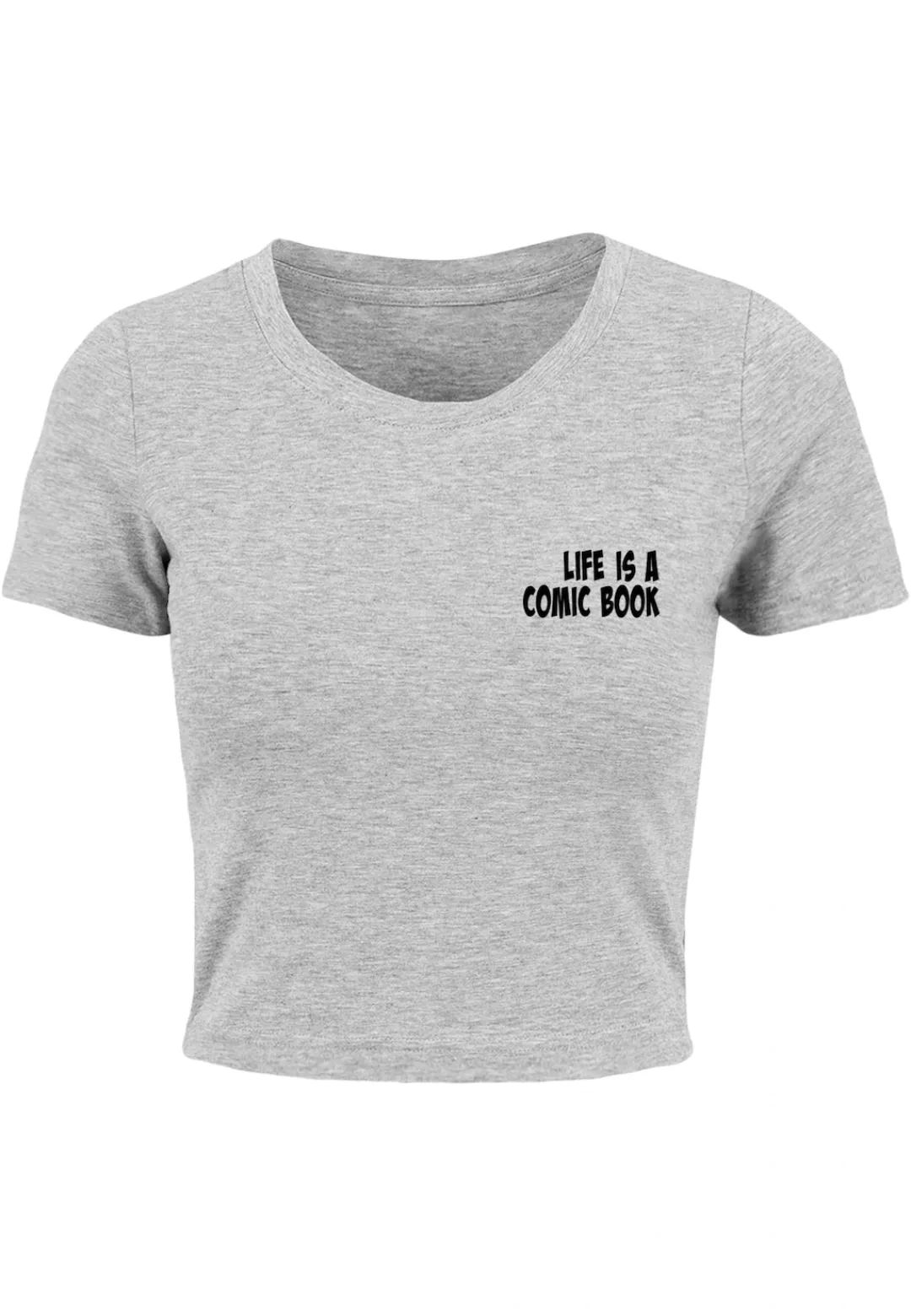 Merchcode T-Shirt "Merchcode Damen Ladies Book Comic Cropped Tee" günstig online kaufen