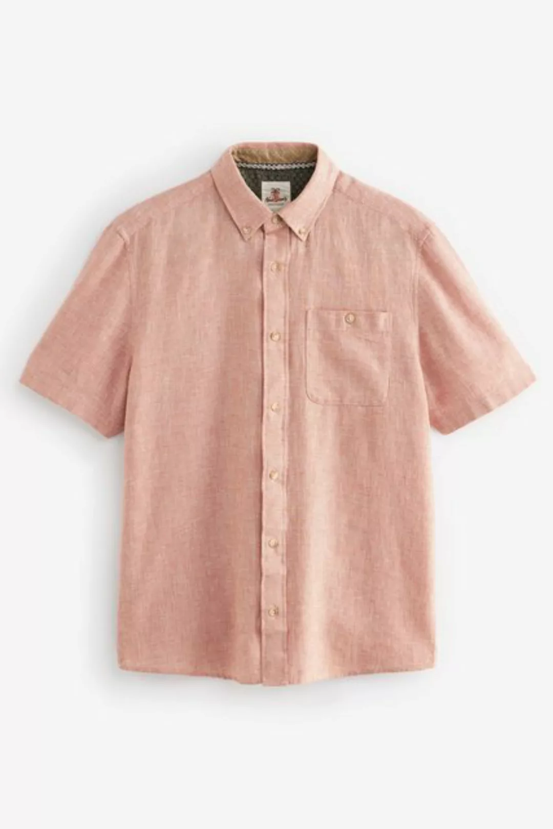 Next Kurzarmhemd Kurzärmeliges Hemd aus Leinengemisch (1-tlg) günstig online kaufen