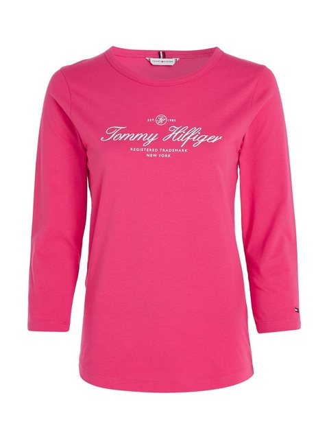 Tommy Hilfiger Langarmshirt SLIM SIGNATURE OPEN NK 3/4SLV mit Tommy Hilfige günstig online kaufen