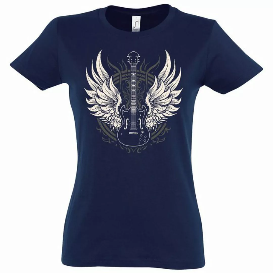 Youth Designz Print-Shirt Flügel Gitarre Damen T-Shirt mit modischem Print günstig online kaufen