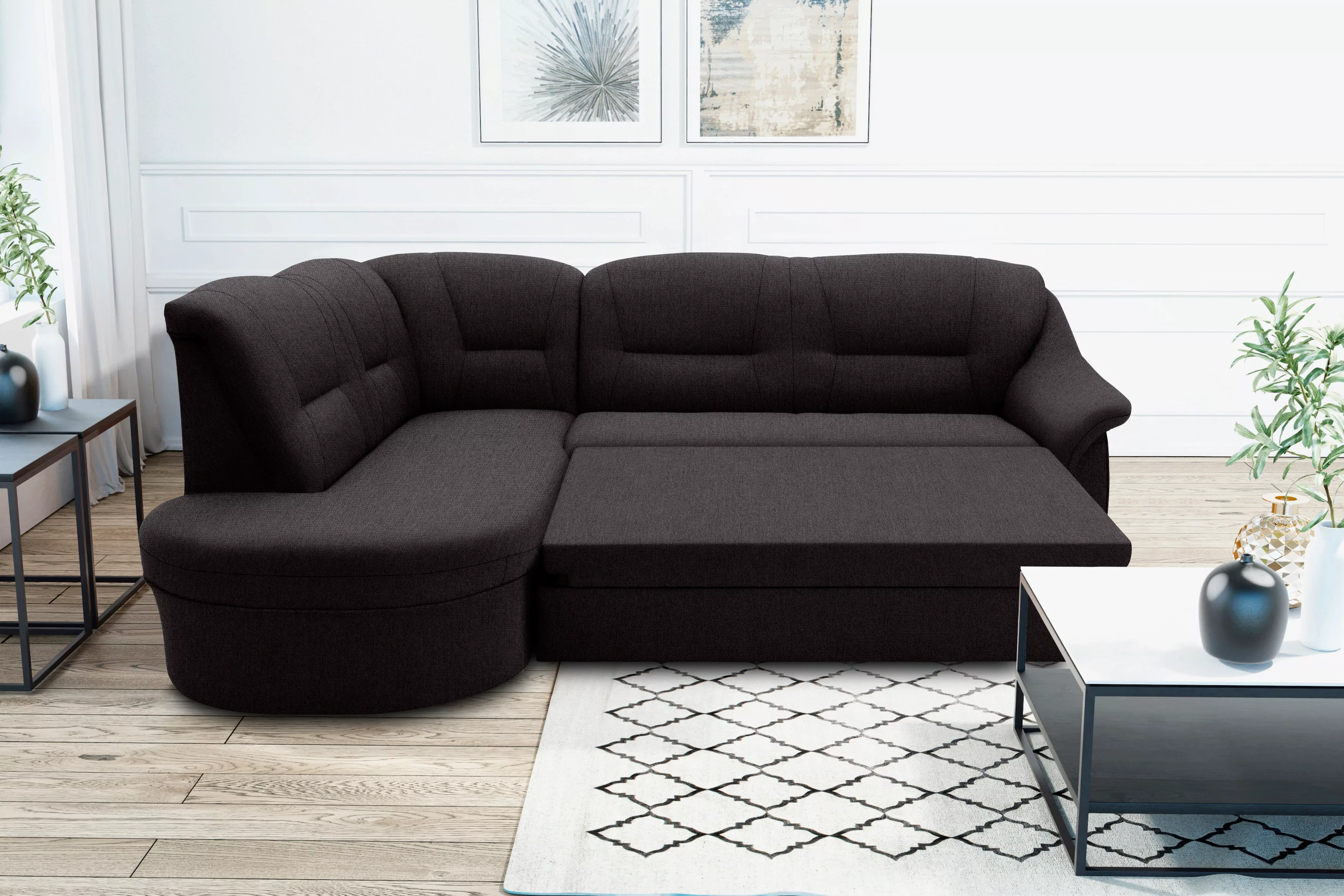 DOMO collection Ecksofa "Faenza L-Form", DOMO collection Ecksofa, mit Ottom günstig online kaufen