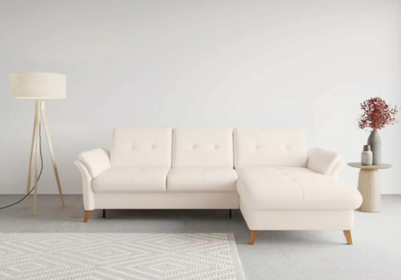 sit&more Ecksofa »Göteborg«, Sitztiefenverstellung und Federkern, wahlweise günstig online kaufen