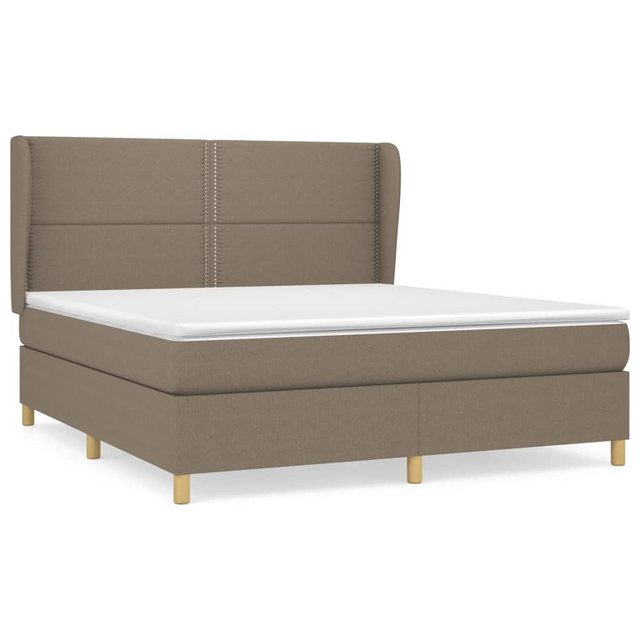 vidaXL Boxspringbett Bett Boxspringbett mit Matratze & Topper Stoff verschi günstig online kaufen