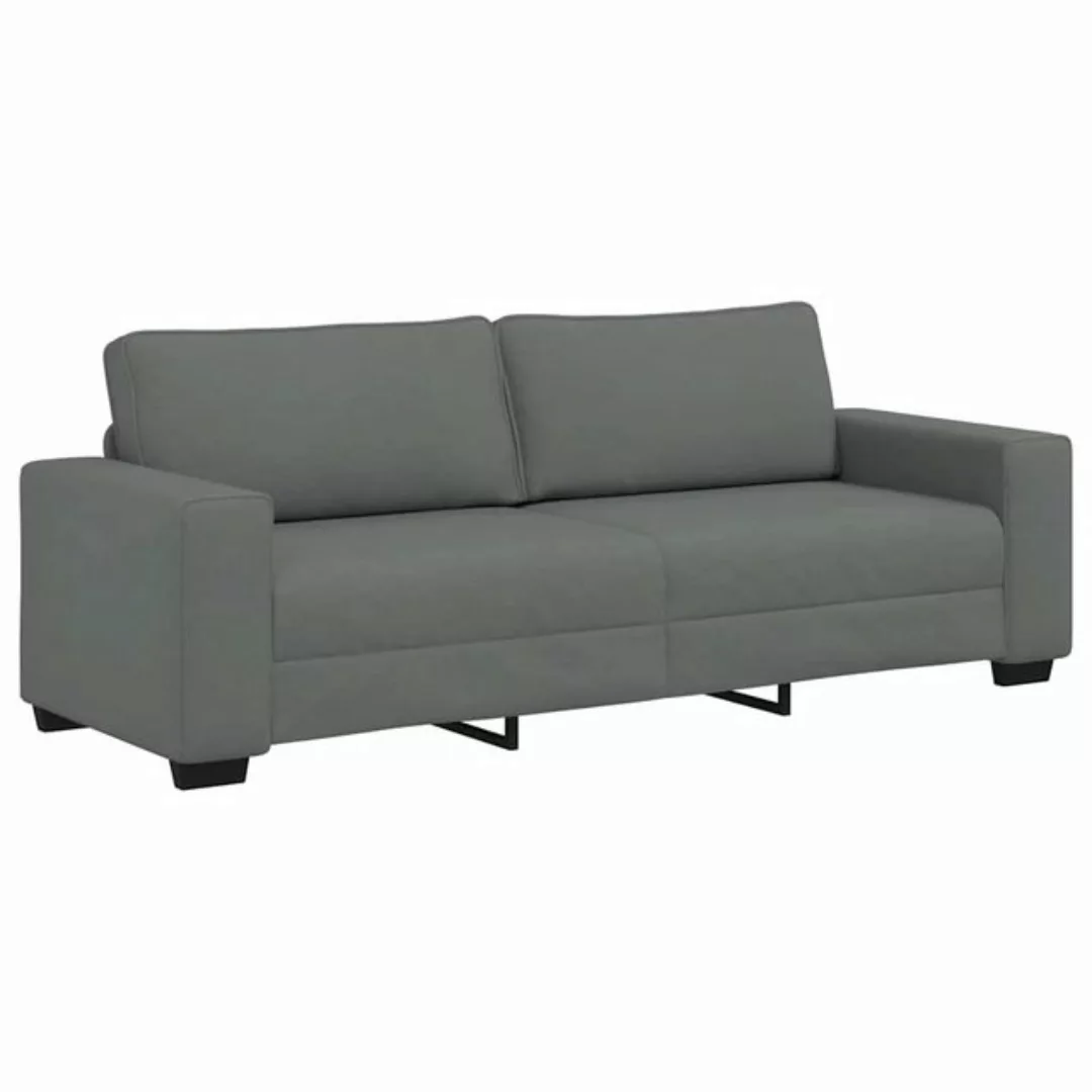 vidaXL Sofa 3-Sitzer-Sofa Dunkelgrau 180 cm Stoff günstig online kaufen