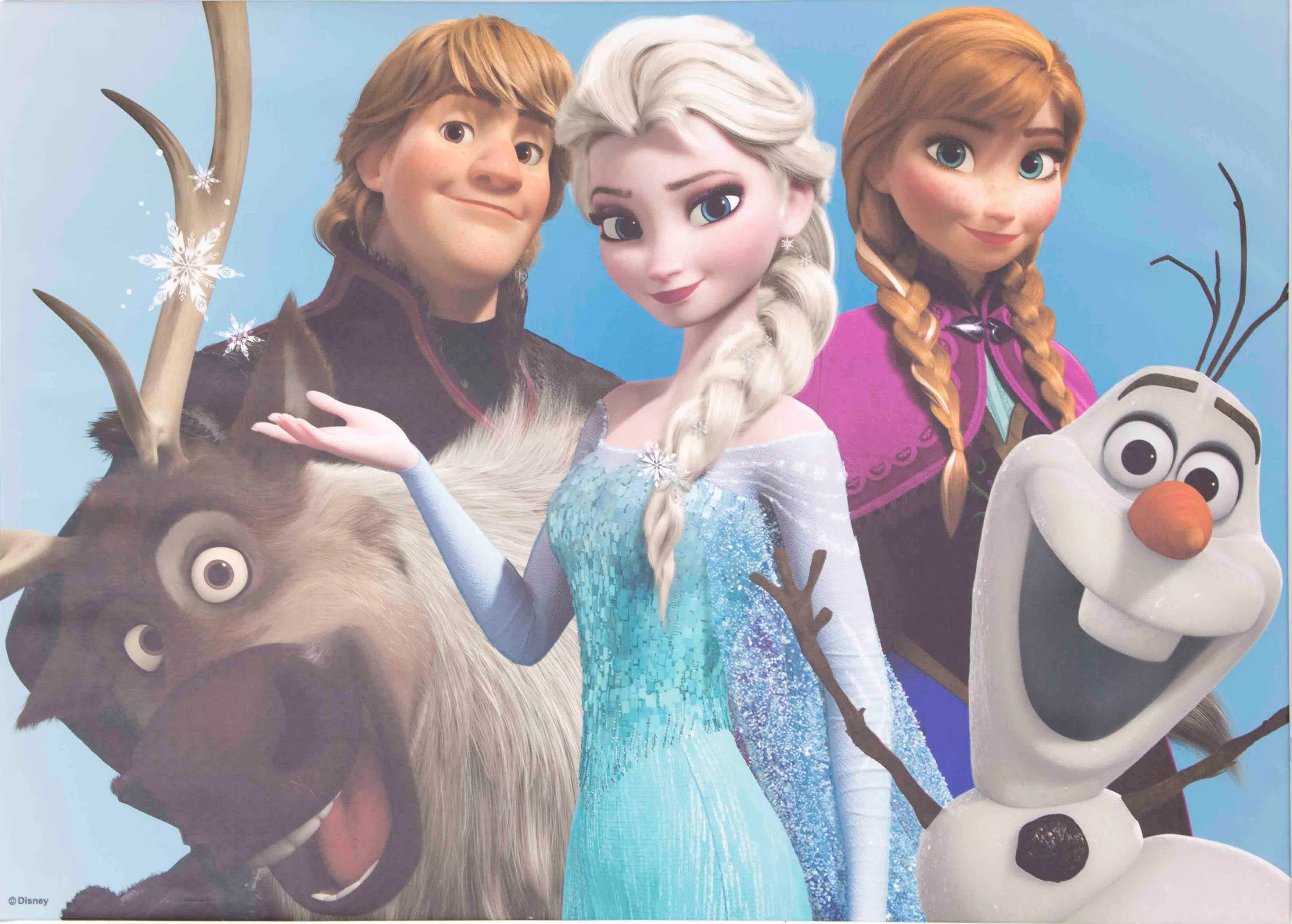 Disney Leinwandbild "Frozen Gruppenumarmung", (1 St.) günstig online kaufen