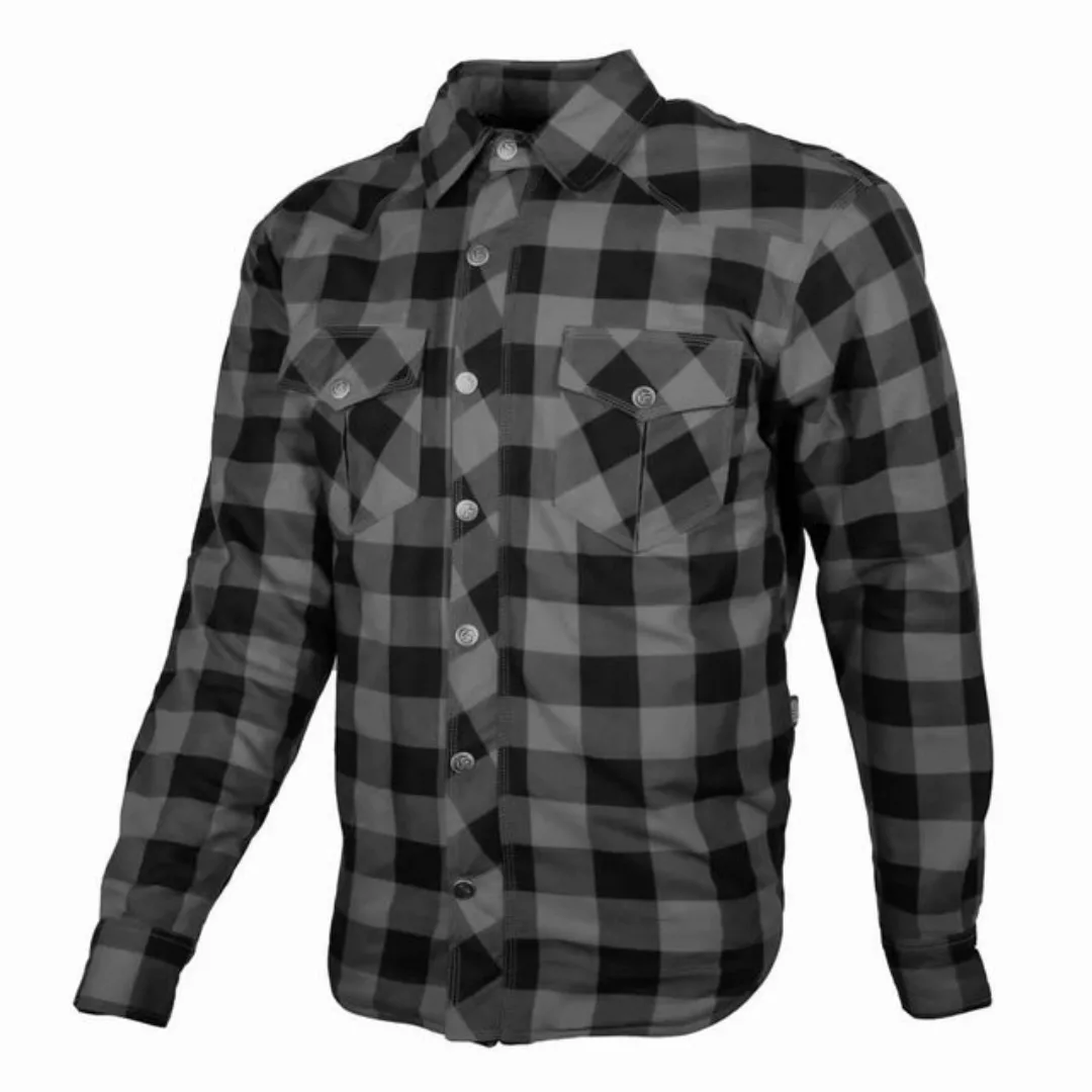 gms Motorradjacke GMS Herrenhemd Jaguar - schwarz-grau 2XL günstig online kaufen