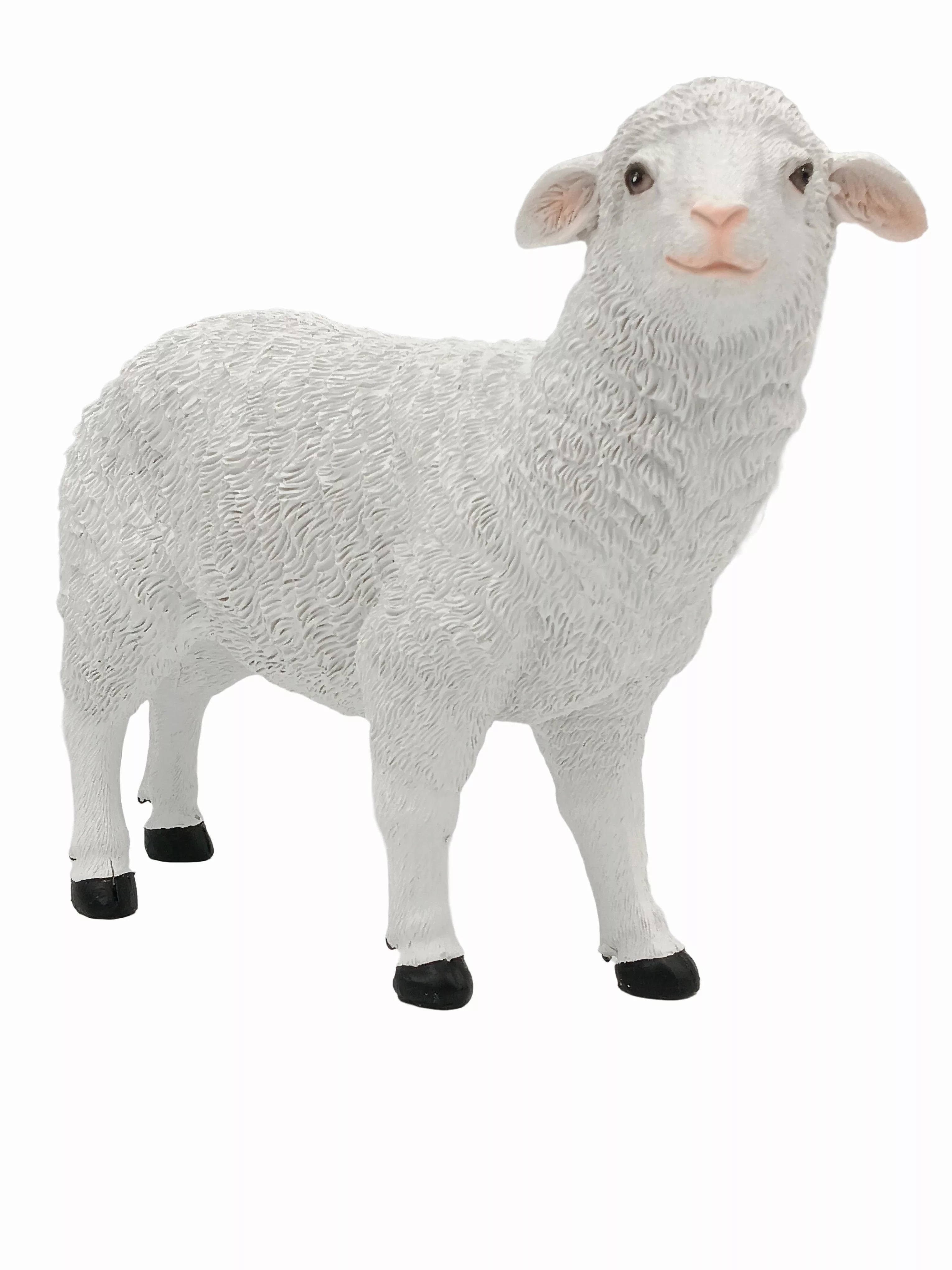 Geschenkestadl Tierfigur Weisses großes Schaf Lamm günstig online kaufen