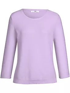 Rundhals-Pullover 3/4-Arm Peter Hahn lila günstig online kaufen