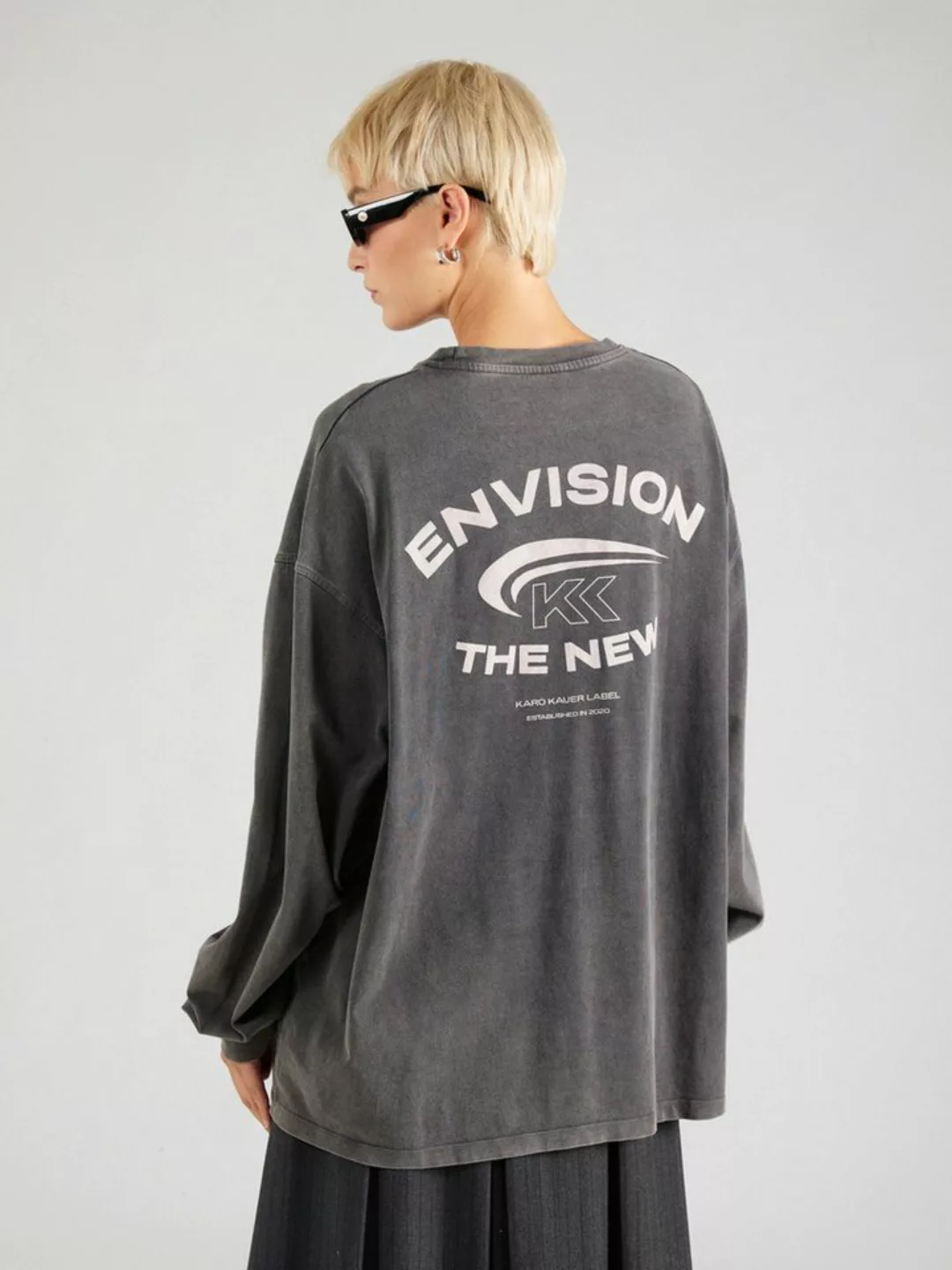 Karo Kauer Langarmshirt Envision (1-tlg) Plain/ohne Details günstig online kaufen