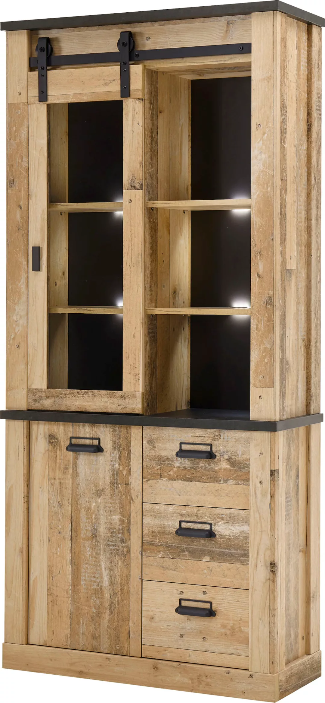 Home affaire Vitrine "SHERWOOD", Breite ca. 93 cm günstig online kaufen