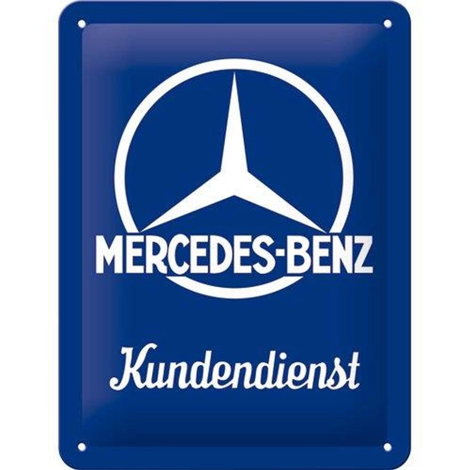 Nostalgic-Art Blechschild 15x20 cm - Mercedes-Benz - Mercedes Kundendienst günstig online kaufen