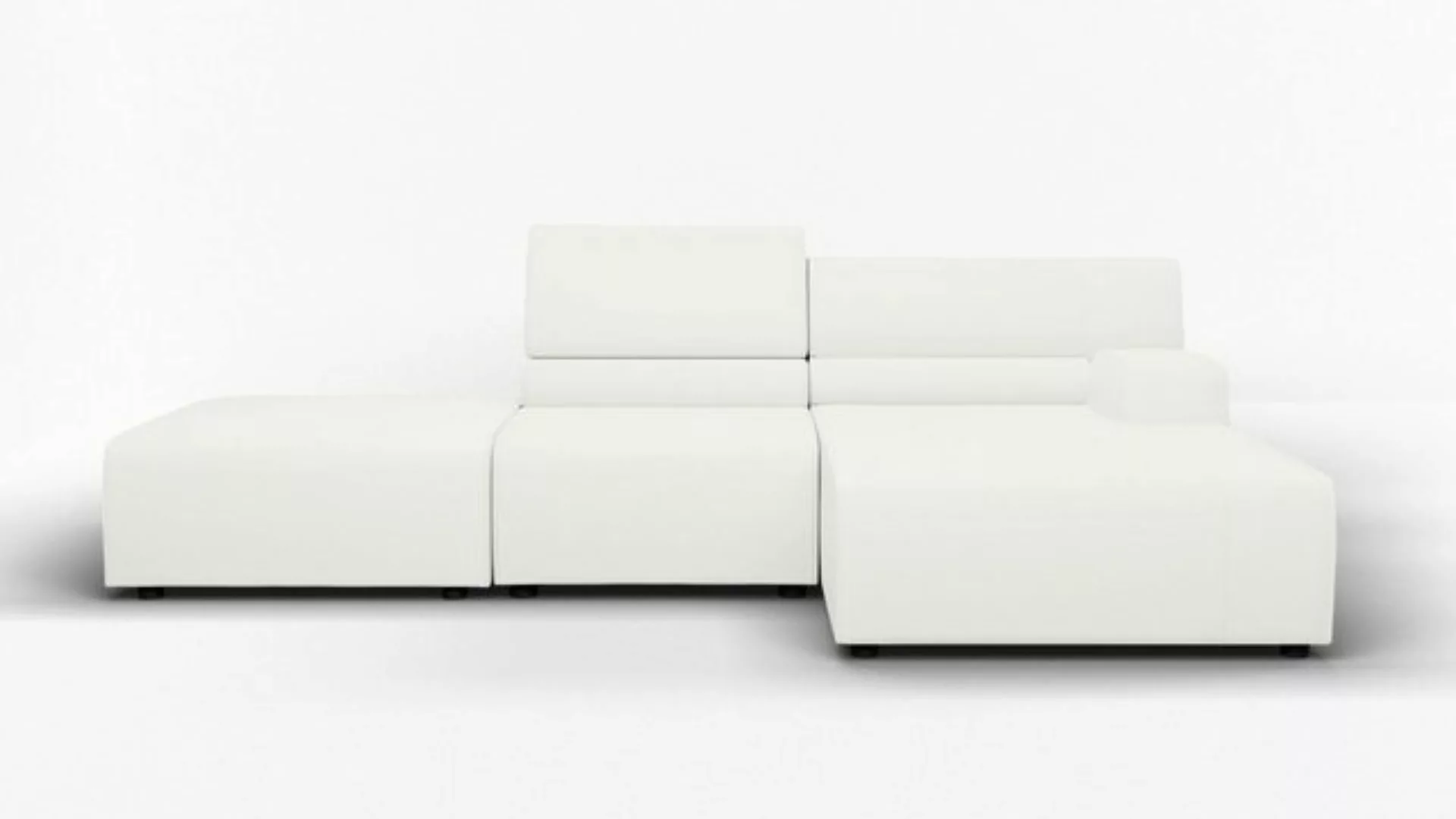 Egoitaliano Ecksofa "Babouche, Designsofa mit außergewöhnlichem Sitzkomfort günstig online kaufen