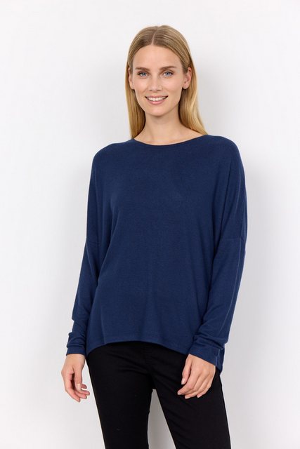 soyaconcept Shirtbluse Soyaconcept Bluse Biara in Dunkelblau (1-tlg) Rippst günstig online kaufen