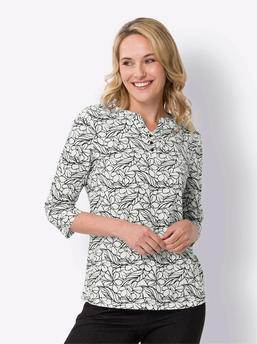 Classic Basics 3/4-Arm-Shirt "3/4-Arm-Shirt", (1 tlg.) günstig online kaufen