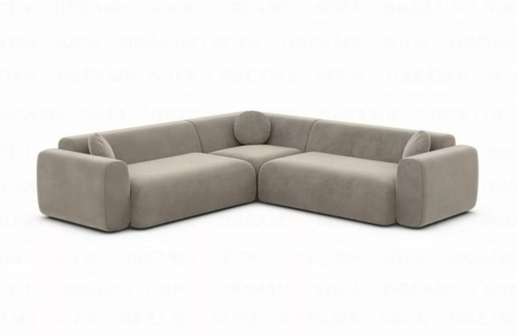 Sofa Dreams Ecksofa Stoff Sofa Eckcouch Polster Ecksofa Cortegada L Form St günstig online kaufen