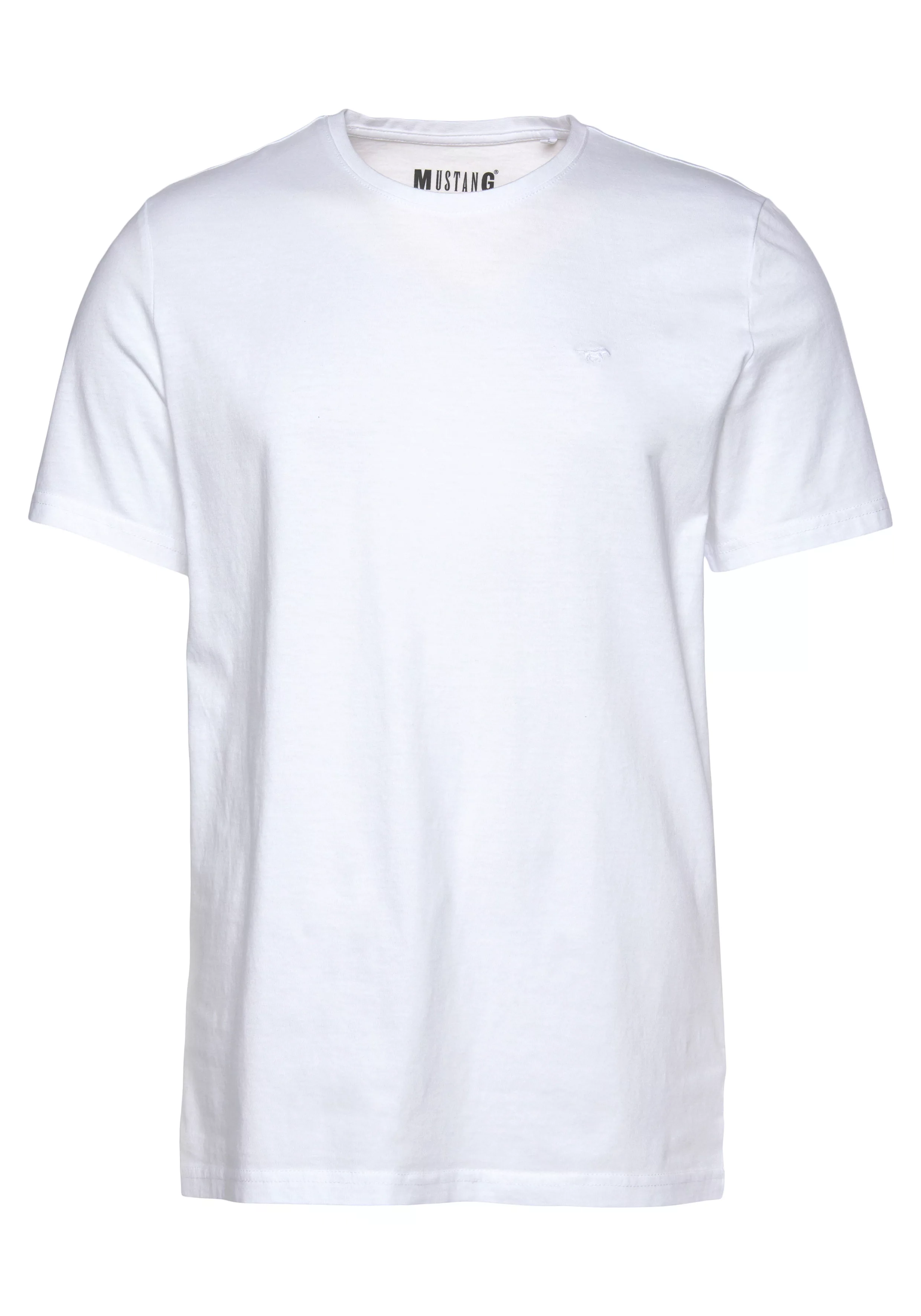 MUSTANG T-Shirt (Packung, 2-tlg) mit Rundhals günstig online kaufen