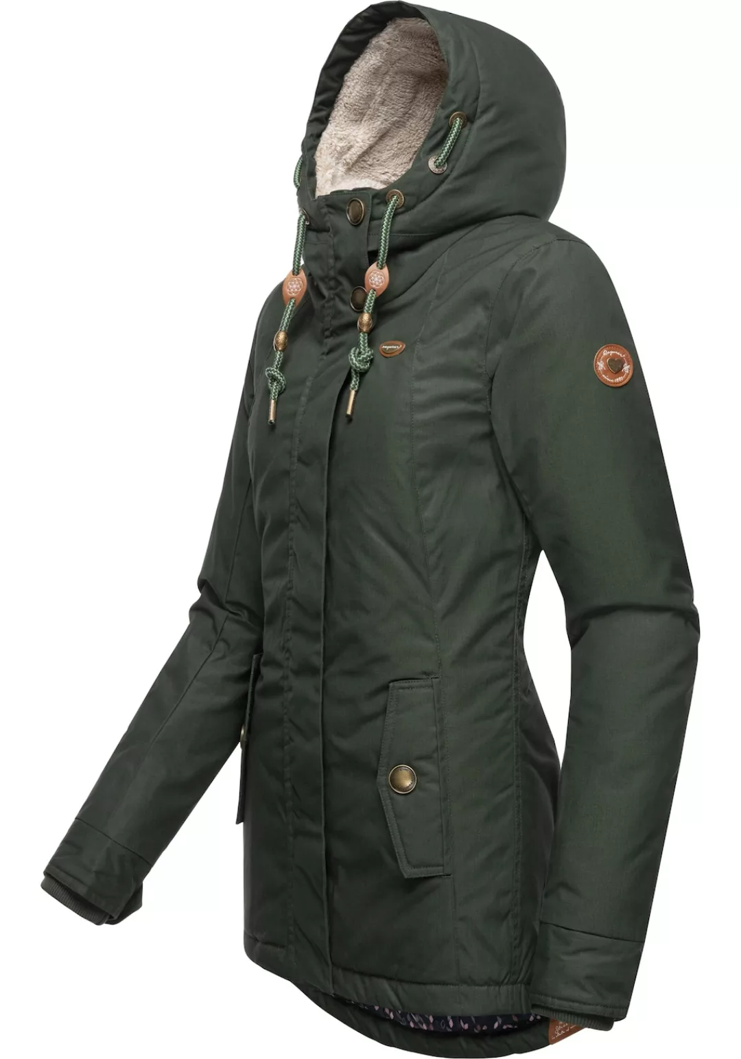 Ragwear Winterjacke "Monade", mit Kapuze, Damen Winterparka mit Kapuze und günstig online kaufen