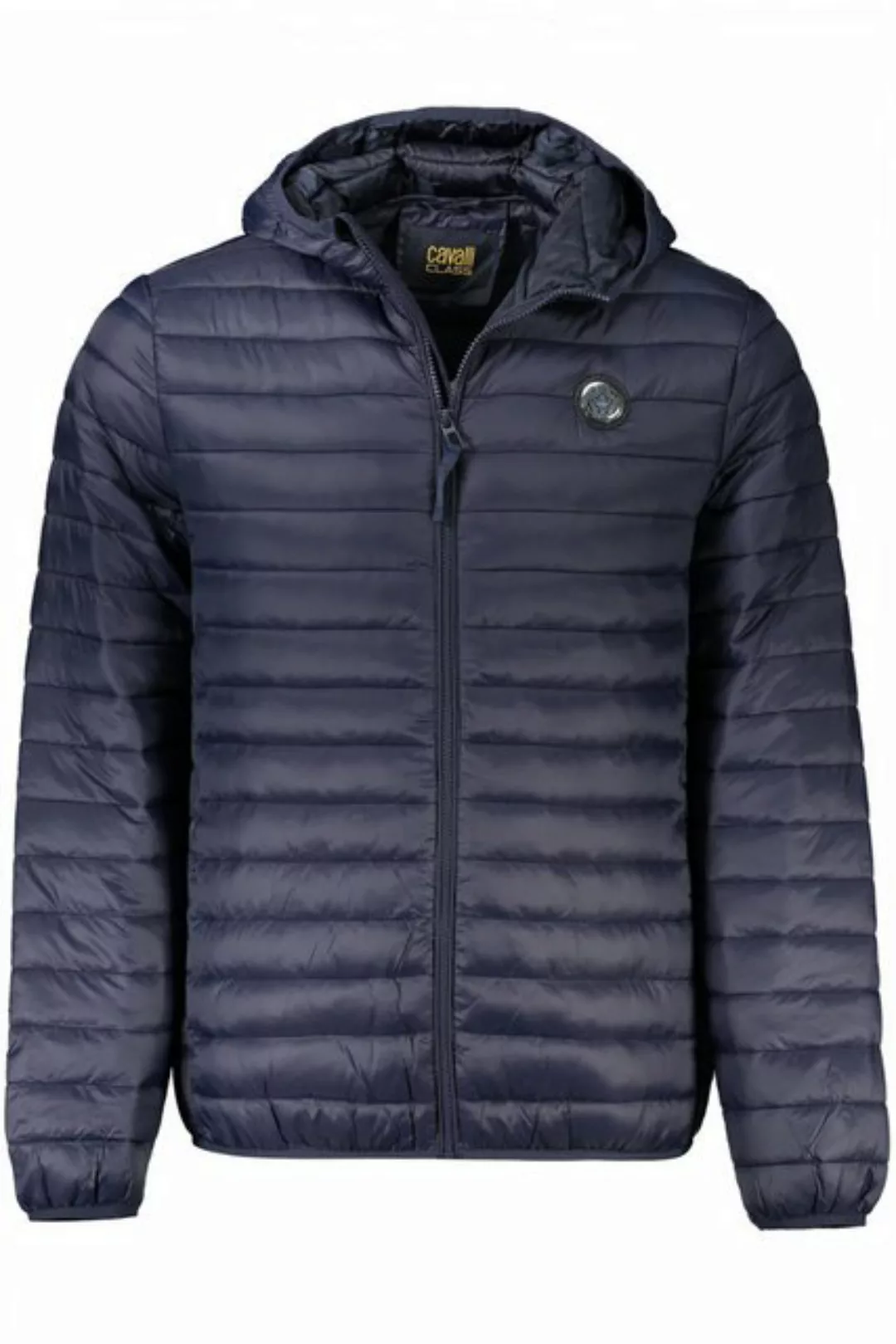 Cavalli Class Outdoorjacke Herrenjacke Blau mit Kapuze – Leicht wattiert & günstig online kaufen