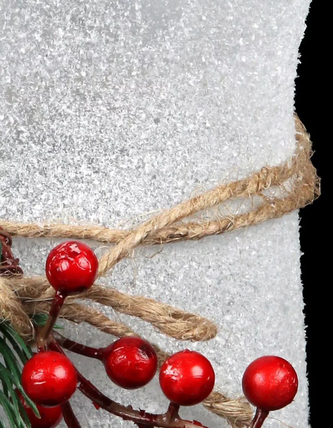 Ambiente Haus Teelichthalter »Xmas Glas mit Griff - Beeren, Weihnachtsdeko« günstig online kaufen