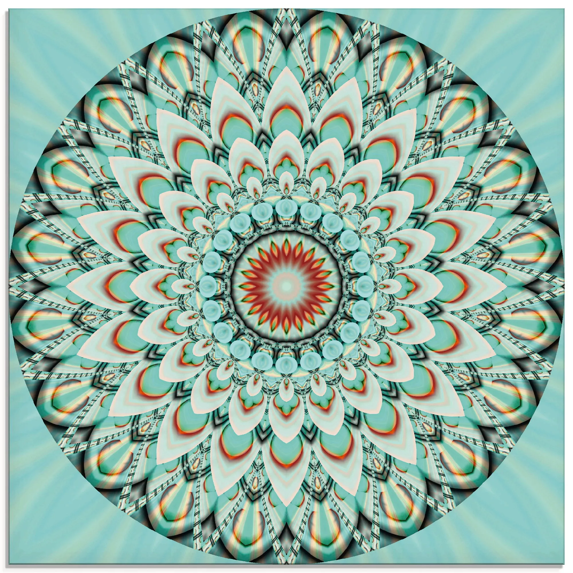 Artland Glasbild »Mandala Integrität«, Muster, (1 St.) günstig online kaufen