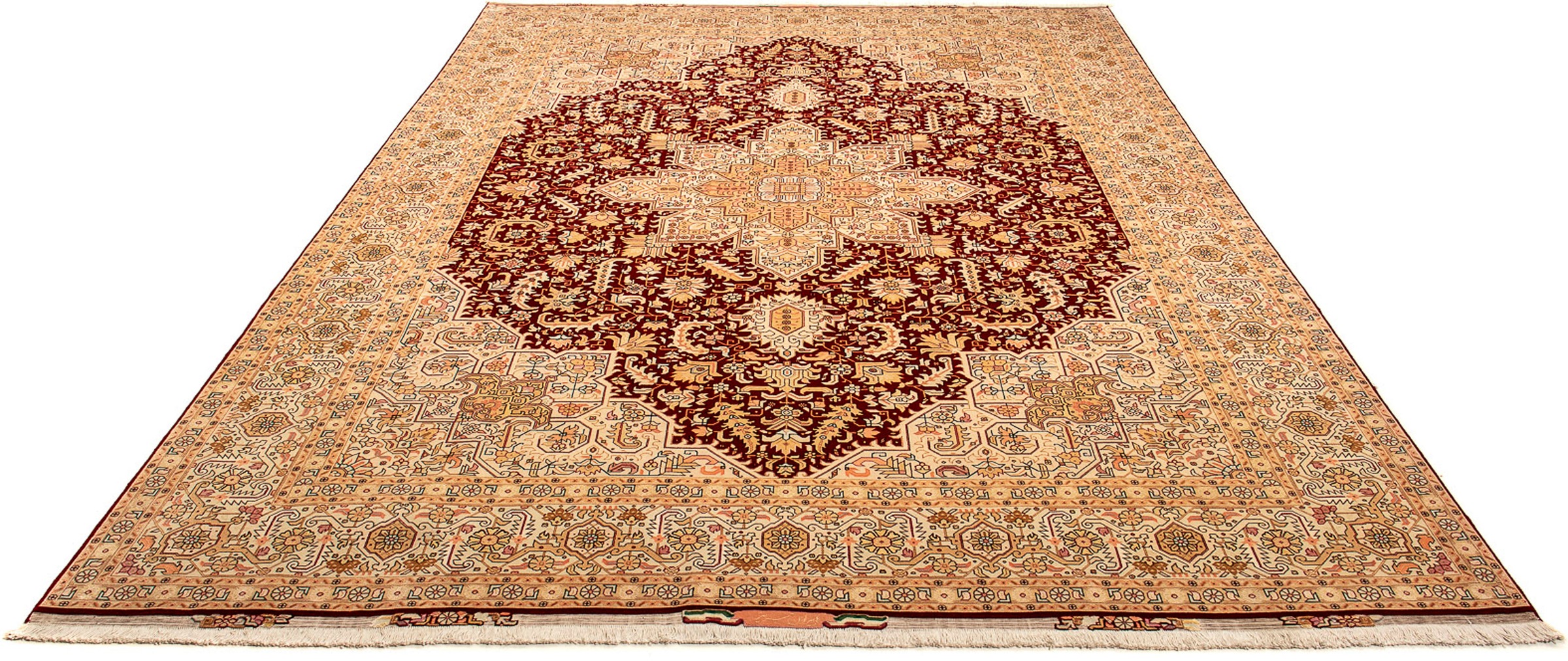 morgenland Orientteppich »Perser - Täbriz - Royal - 360 x 253 cm - dunkelro günstig online kaufen