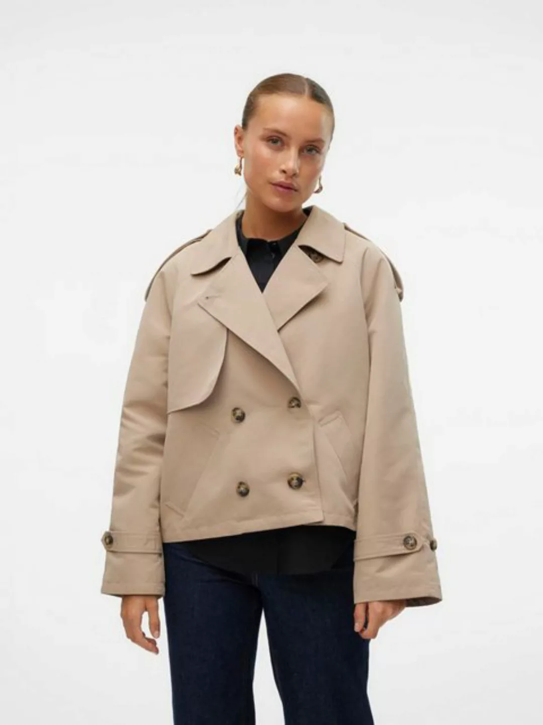 Vero Moda Kurzjacke VMCHLOE SHORT TRENCHCOAT GA NOOS im Trenchcoat Style günstig online kaufen